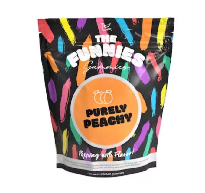 Photograph of product: Purely Peach - 1pk Super Gummies - 50mg