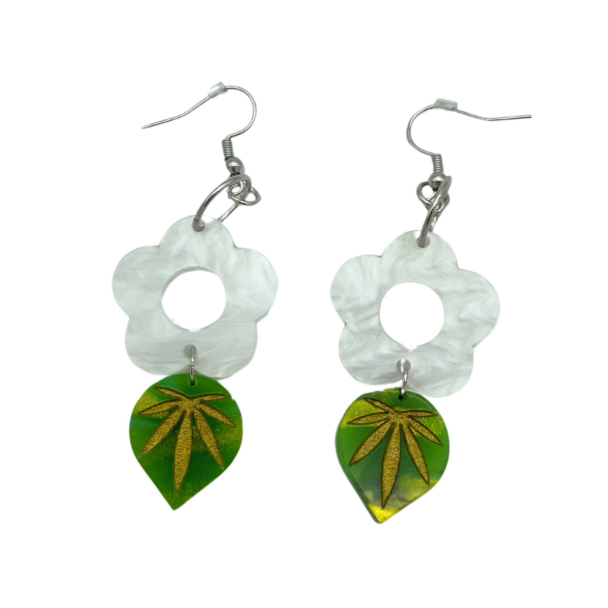 Photograph of Product: Flower Power Dangle Earrings