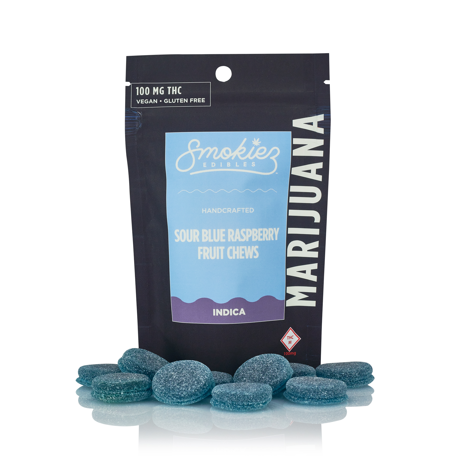 Photograph of product: Sour Blue Raspberry I 100mg