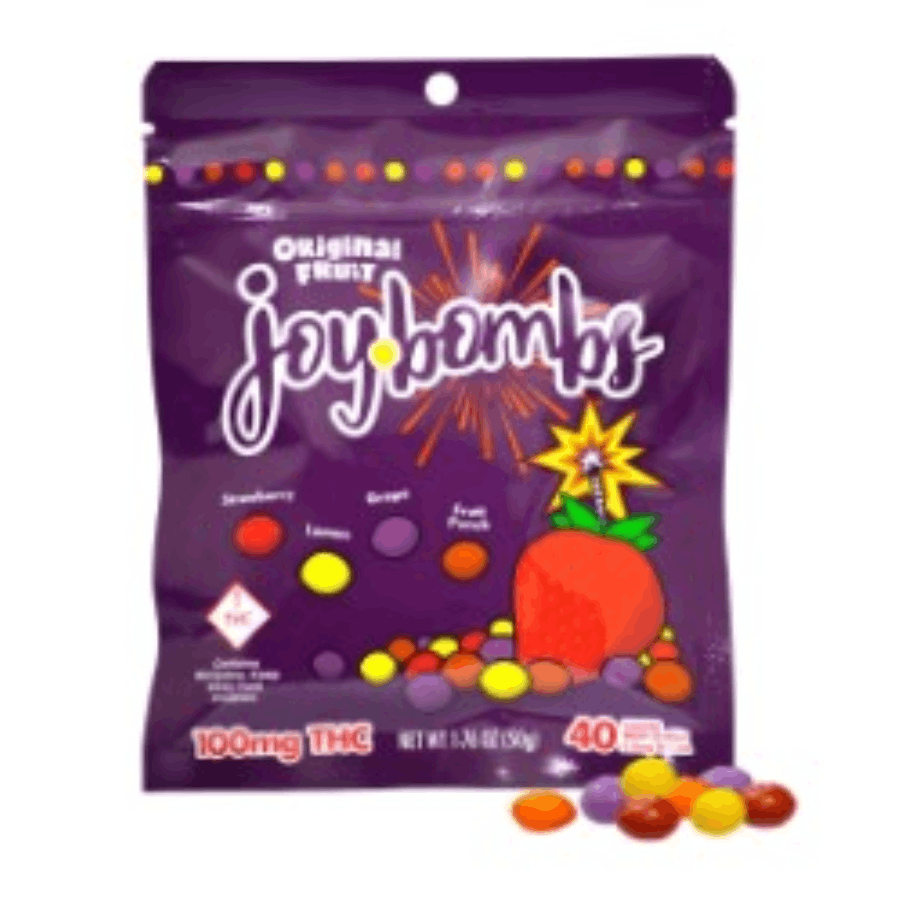 Photograph of product: Joy Bombs Original Fruit - Candy Coated Chews | 40pk