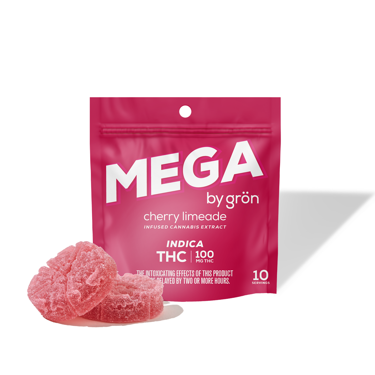 Photograph of product: Gron MEGA Pearls Cherry Limeade Pearls 2-Pack 100mg