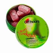 Photograph of product: Off Hours- Limelight- Cherry Limeade - Gummies- 100mg- 10ct tin