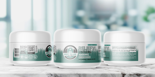 Photograph of product: CBD Relief 1:1 menthol Salve 1,000mg