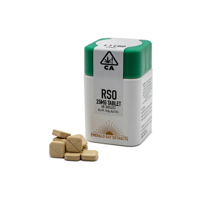 Photograph of product: White CBG | 1000mg RSO Tablets