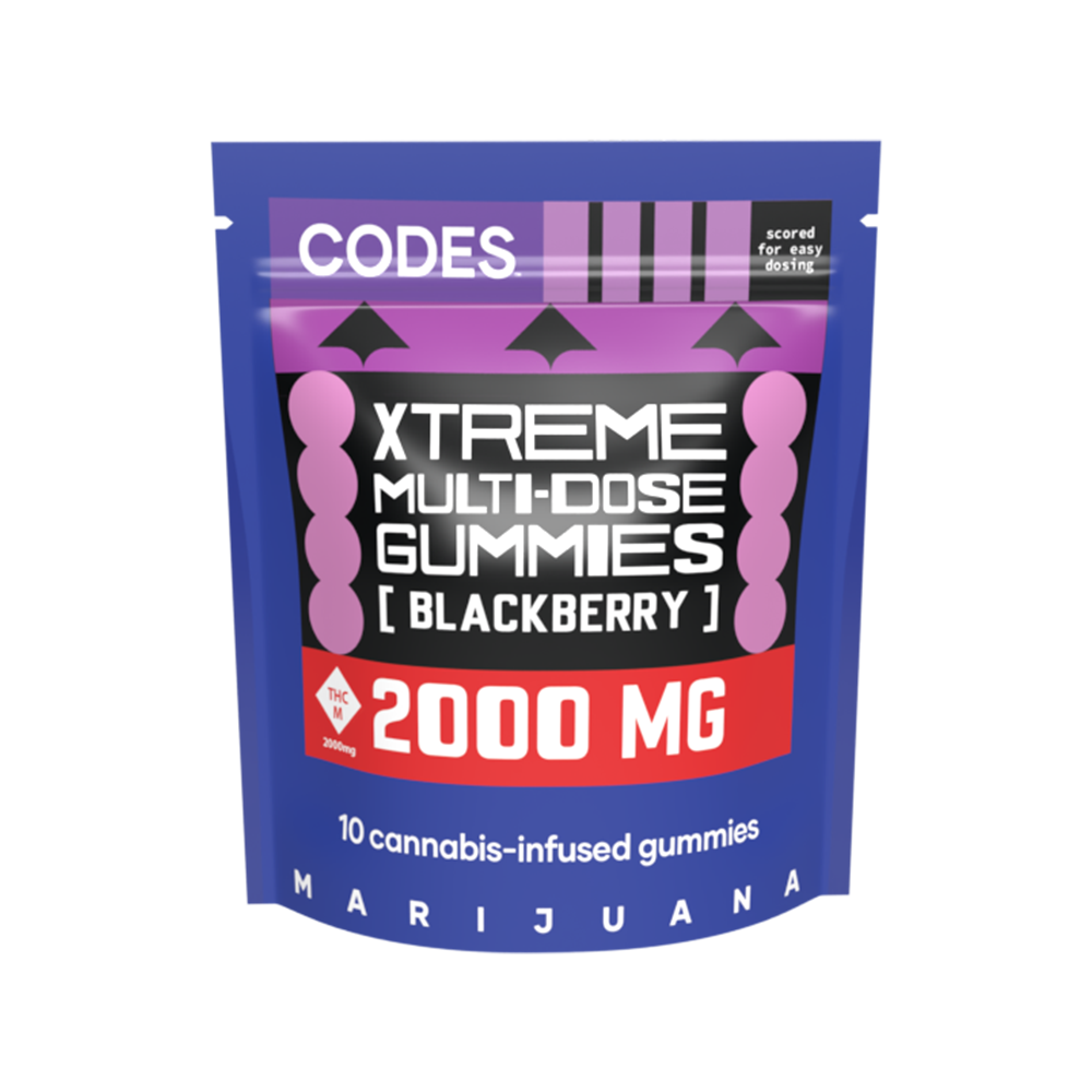 Photograph of product: Blackberry | XTREME Gummies 2000mg (10ct)