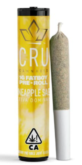 Photograph of Product: CRU | Pineapple Breeze | Fat Boy Pre Roll B13
