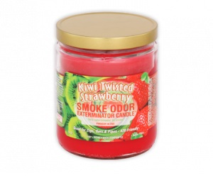 Photograph of product: Smoke Odor Candle 13 OZ - Kiwi Twisted Strawberry