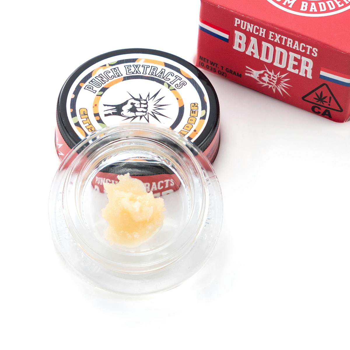 Photograph of product: Punch BHO 1G Badder - Citrus Farmer