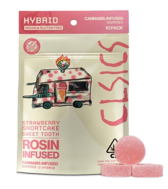 Photograph of product: CLSICS | LRO Gummies 100mg | H | Strawberry Shortcake