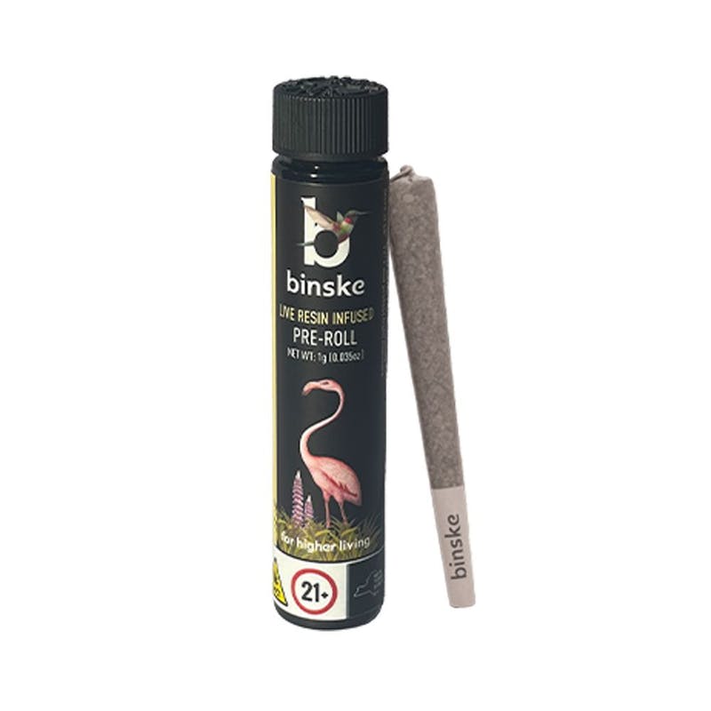 Photograph of product: Binske | Live Resin Infused Pre-Roll | The Prism