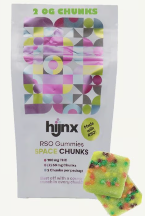 Photograph of product: Gummies | HIJNX | OG Space Chunk [2pk]