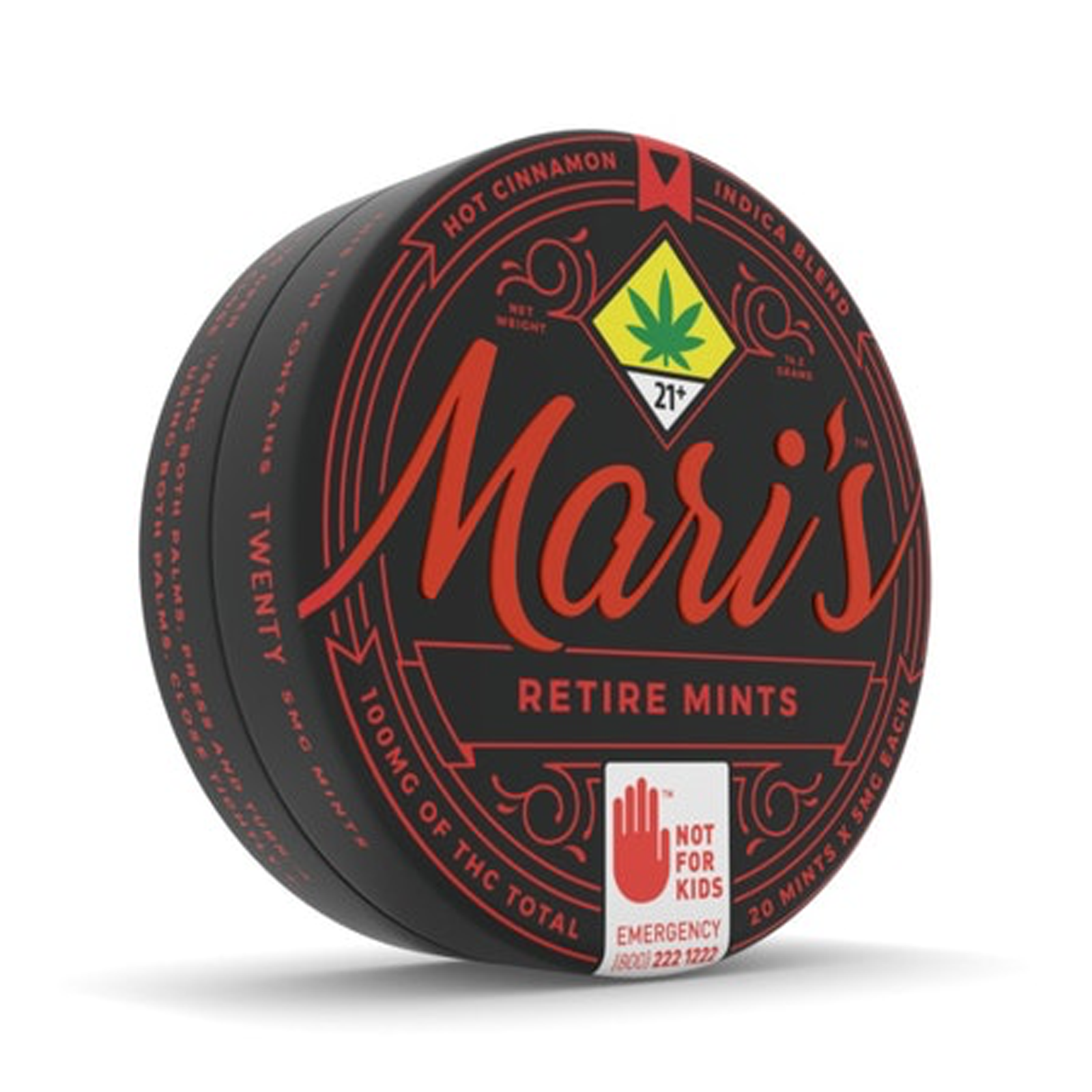Photograph of Product: Hot Cinnamon Retire Mints 20-pack