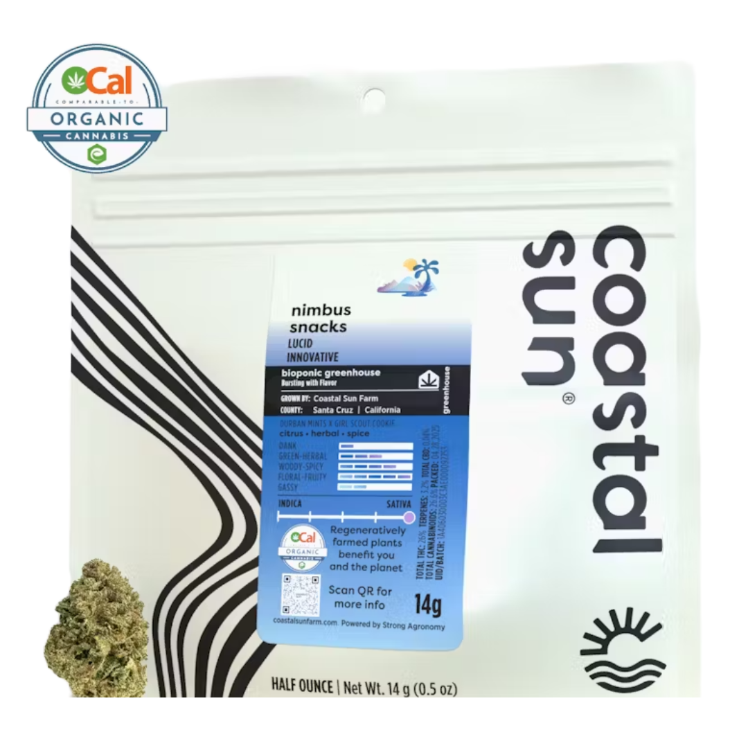 Photograph of product: COASTAL SUN -  NIMBUS SNACKS 14G