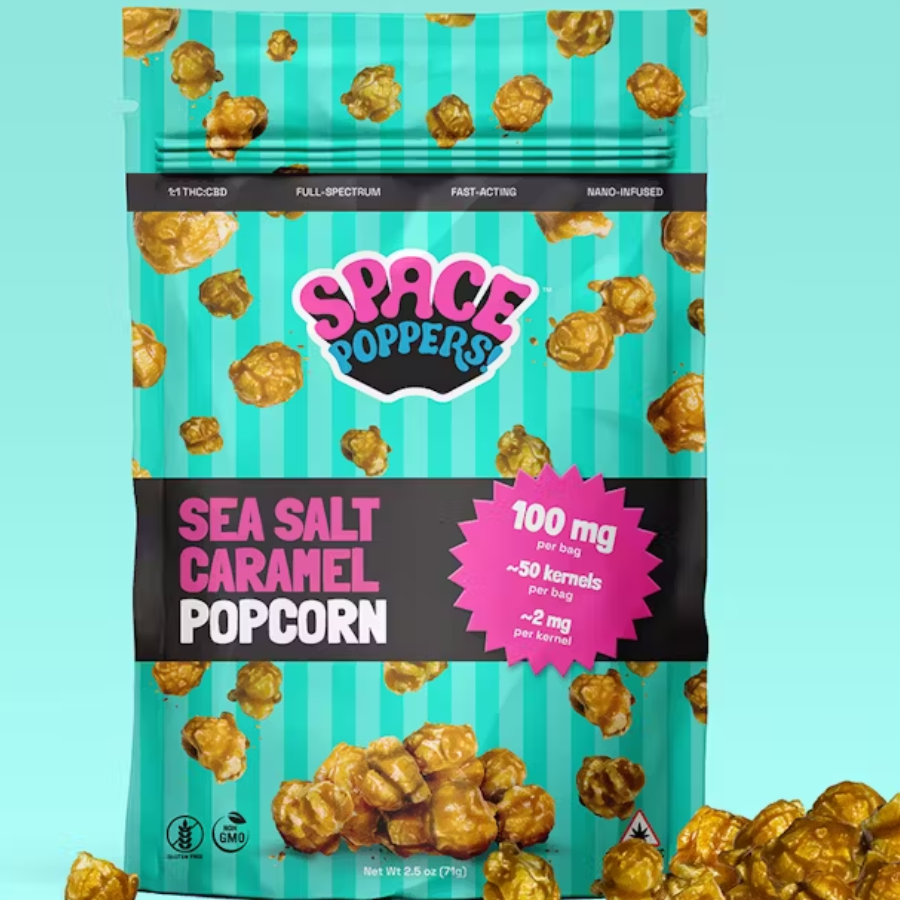 Photograph of product: Sea Salt Caramel Popcorn 1:1 | 100mg 50 Pieces