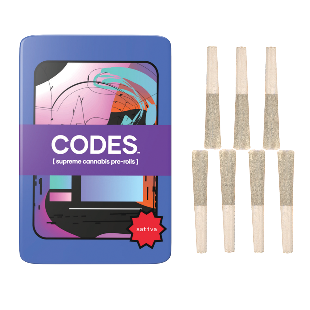 Photograph of product: Codes: Pre-Roll Pack | Tropicana Banana | 0.5g ea | 7pk