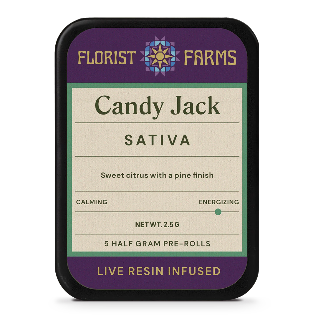 Photograph of product: Candy Jack | Live Resin Infused | 5 Pack
