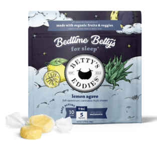 Photograph of product: Betty's Eddies | Bedtime-Lemon Agave Fast Acting [10 Pack | 5mg ea]
