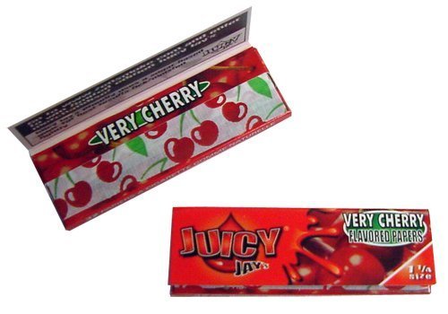 Photograph of product: Juicy Jay's Very Cherry 1 1/4 Rolling Papers