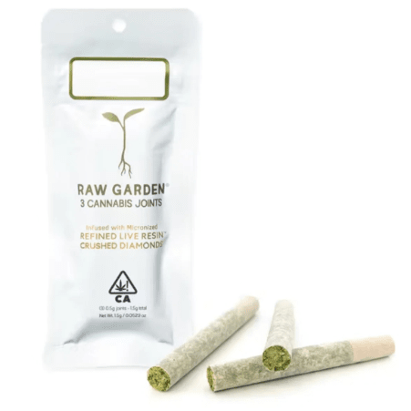 Photograph of product: Gaviota Haze RLR™ Crushed Diamonds Infused (3) Joints - 