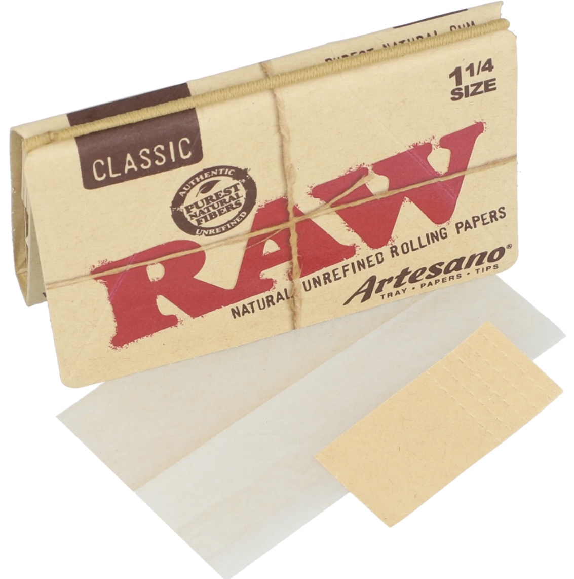 Photograph of product: Raw Artesano 1 1/4 Papers, Tray & Tips