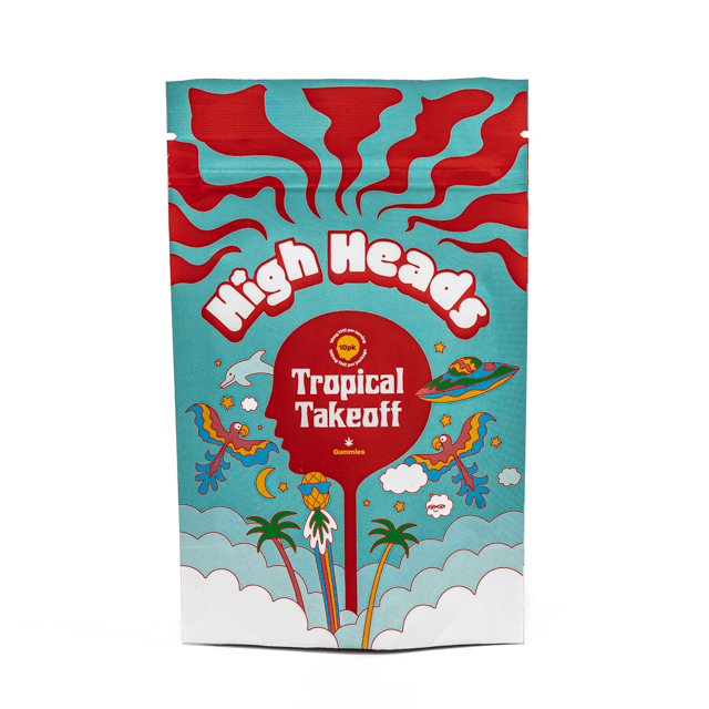 Photograph of product: Tropical Takeoff Gummies 100mg {733}