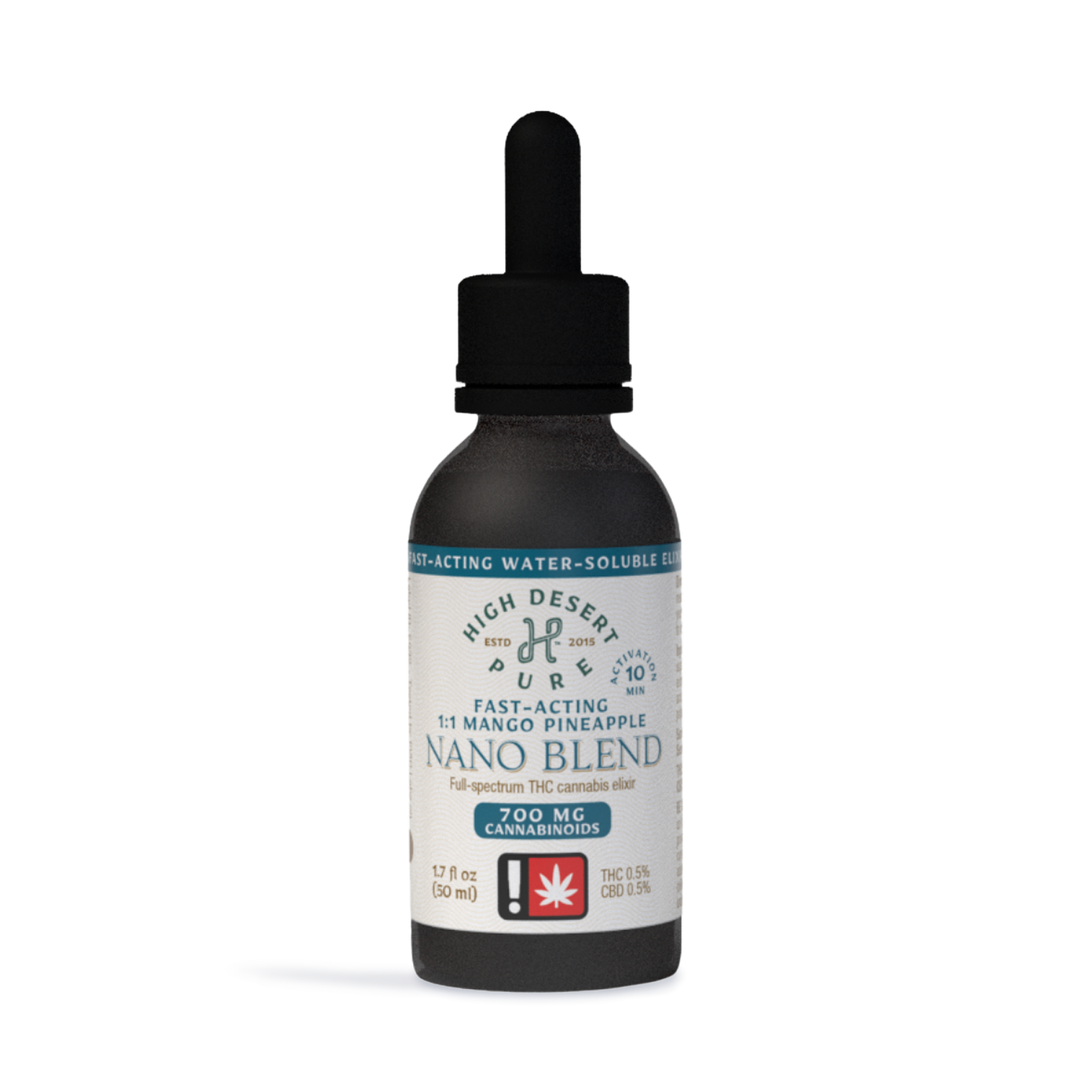 Photograph of product: 1:1 Mango Pineapple Nano Blend Tincture | 1.7oz