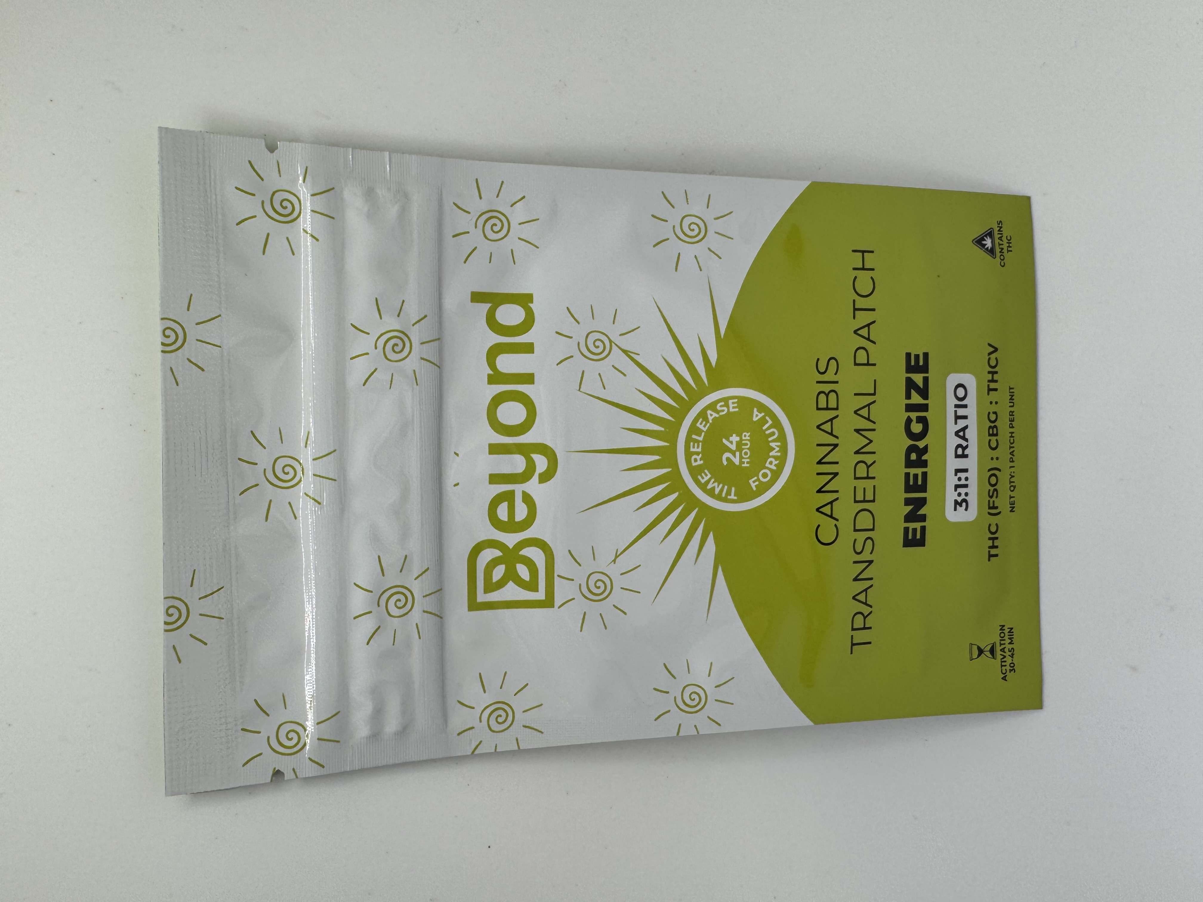 Photograph of Product: TRANSDERMAL - ENERGIZE - 30 MG - 3:1:1 - THC (FSO) : CBG : THCV