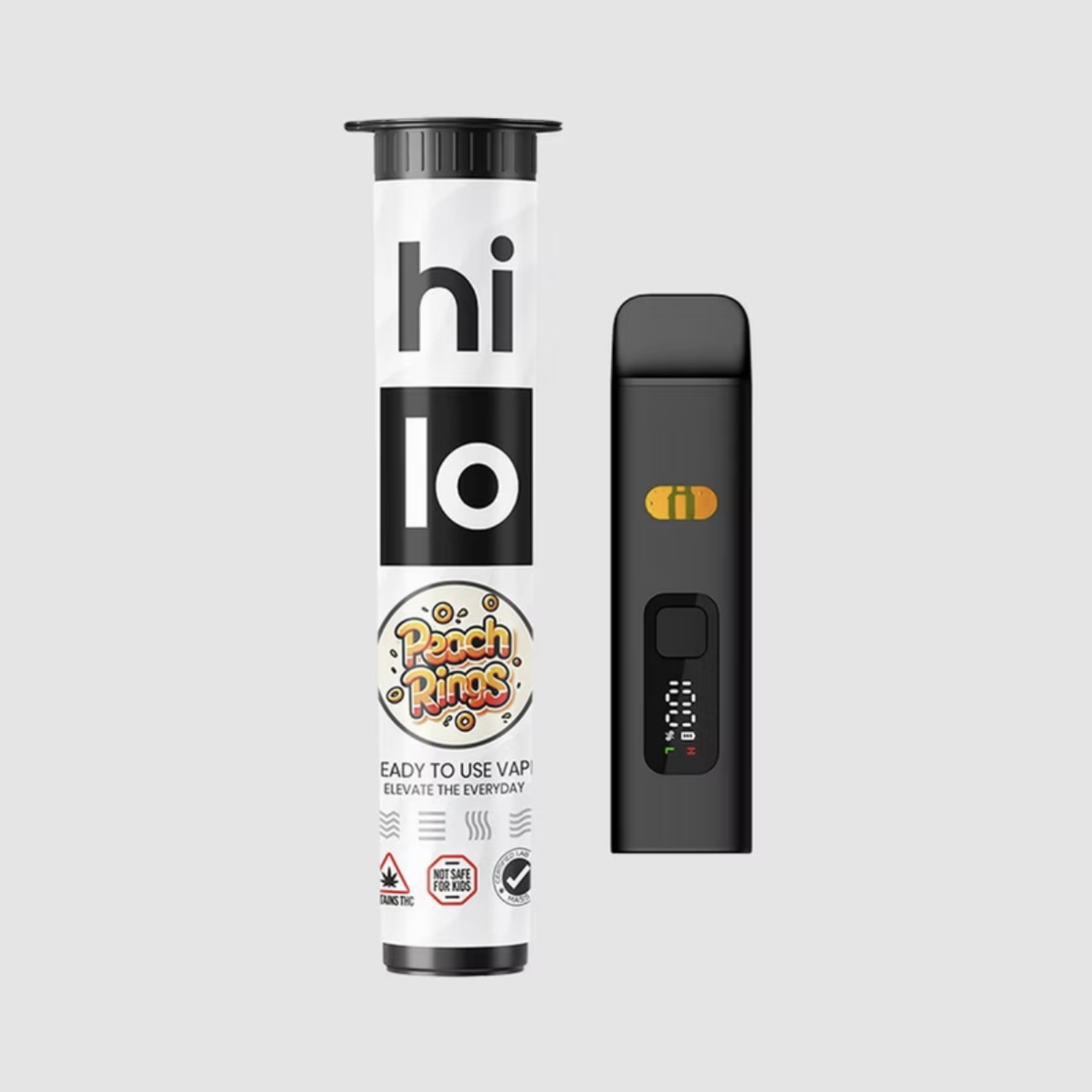 Photograph of product: 1500mg All In One | Peach Rings | Hi Lo