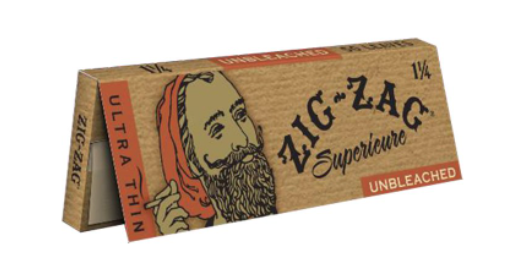 Photograph of product: ZIG ZAG | Unbleached 1 1/4