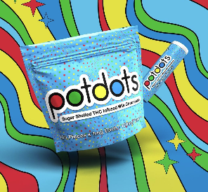 Photograph of product: 100MG MILK CHOCOLATE POTPOTS