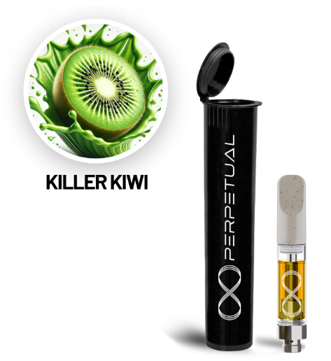 Photograph of product: Killer Kiwi | Distillate Cartridge | 1g