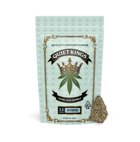 Photograph of product: Quiet Kings - Flower Bag - Lemon Banana Sherbet - 3.5g - Hybrid - 