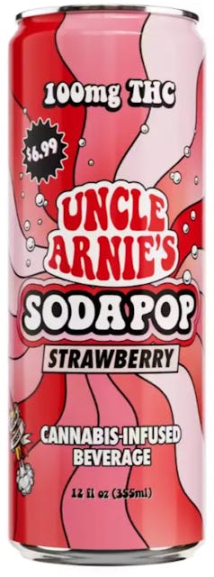 Photograph of product: Strawberry Soda Infused Beverage - 12 oz
