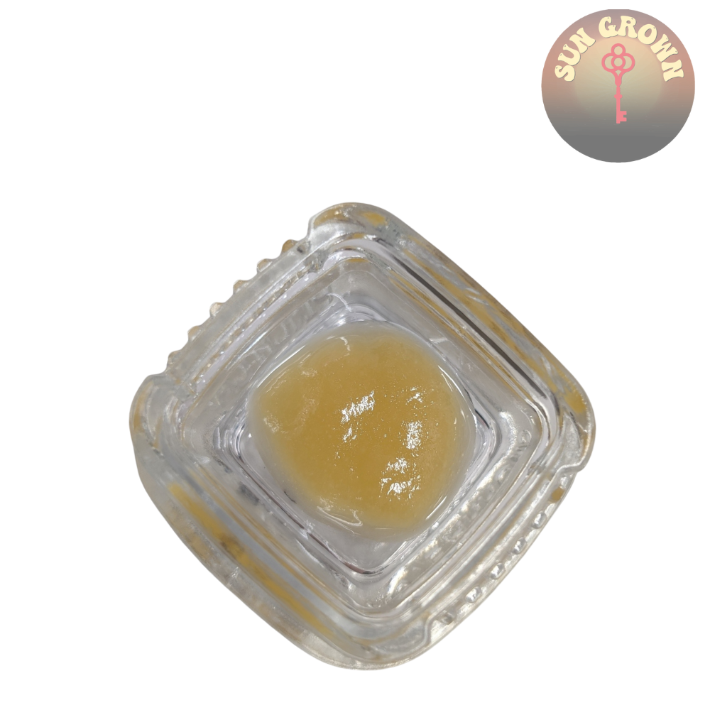 Photograph of product: Live au chocolat Rosin Cold Cure 1g - Sun Grown Farmer's Blend
