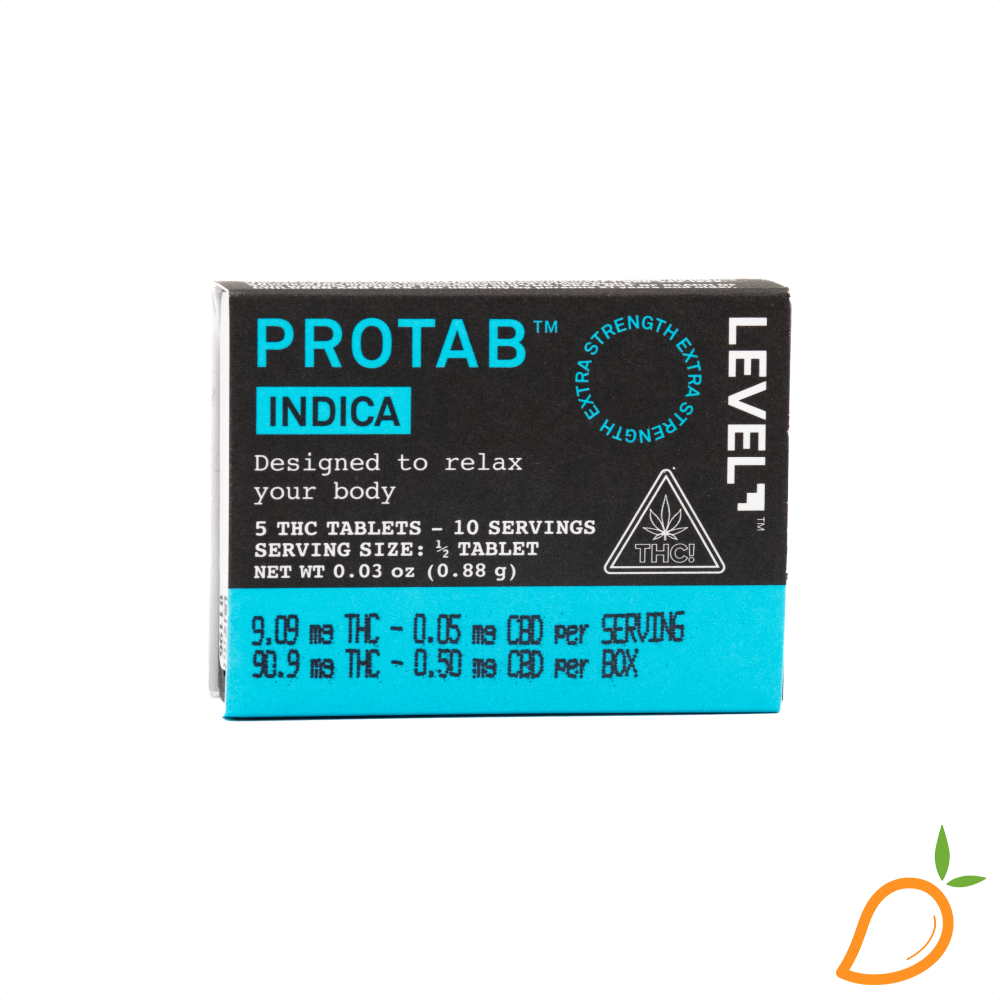 Photograph of Product: 100mg Level Indica Tablets Protab