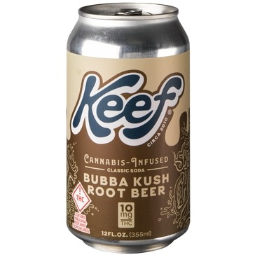 Photograph of product: Keef Cola: Bubba Kush Root Beer 10mg