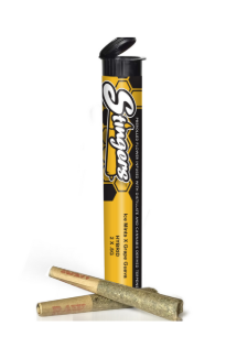 Photograph of product: Stingers | Platinum Garlic X GMO Infused 2 pk Pre-Roll | 1.0g
