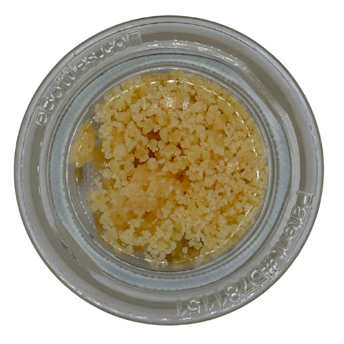 Photograph of product: Cannalicious Lemon Cheesecake Hybrid Crumble Baller Jar 7g