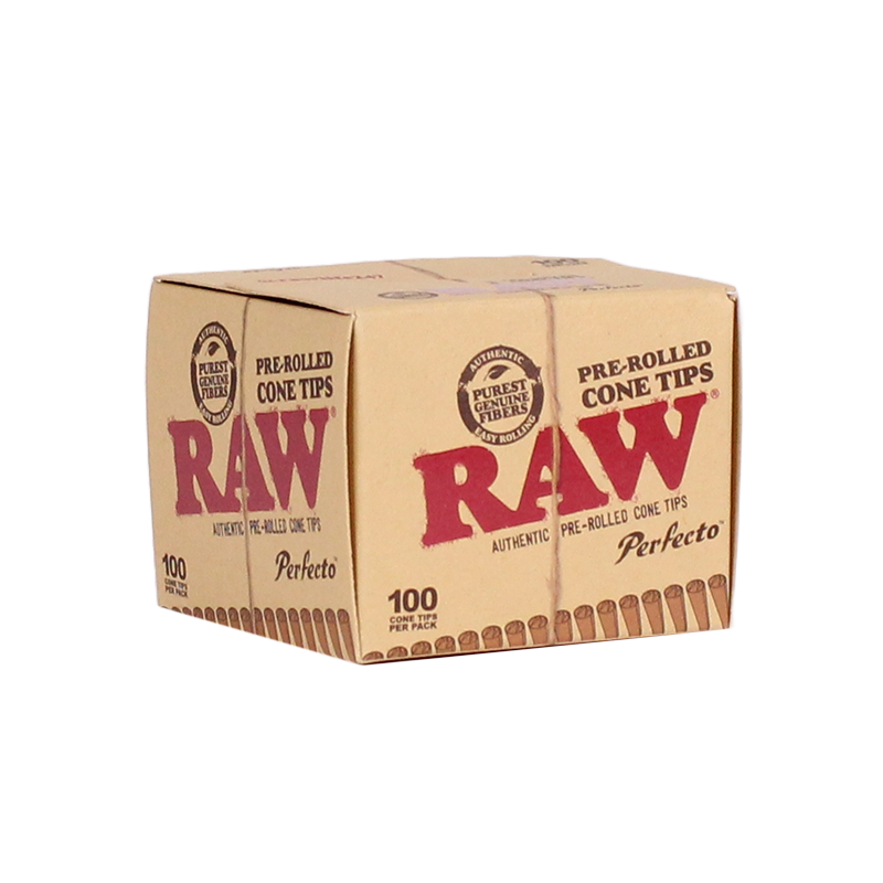 Photograph of product: Raw Pre Rolled Cone Tips - Perfecto