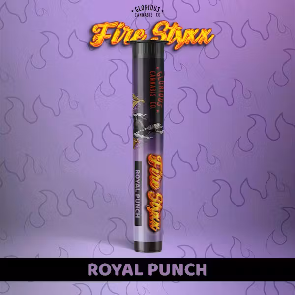 Photograph of product: Royal Punch Infused Fire Styxx | Pre Rolls