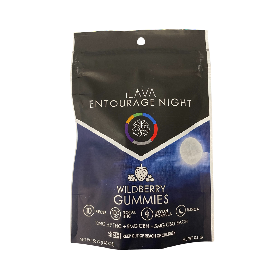 Photograph of product: Night Wildberry Gummies (H) | 100mg