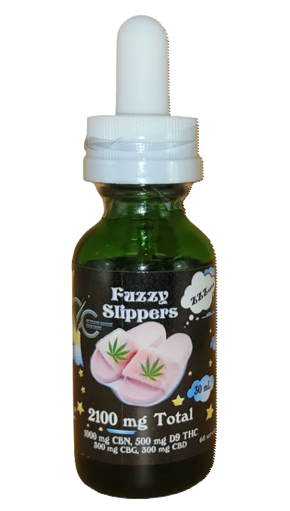 Photograph of product: Fuzzy Slippers 2100mg [H44]