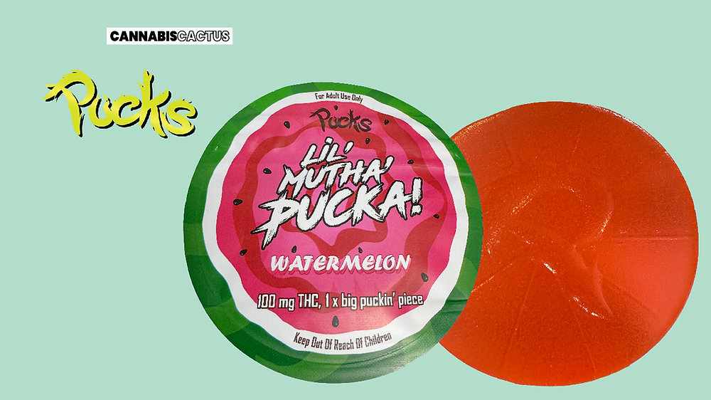 Photograph of Product: Pucks Mutha Pucka 100mg - Watermelon