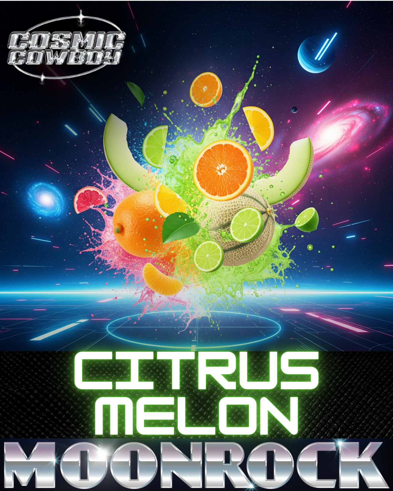Photograph of product: DELI - COSMIC COWBOY Citrus Melon Moon Rocks - 1g
