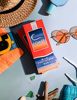 Photograph of Product: Chocolate Bar - Almond Coconut & Sea Salt - 20Pcs - 100mg