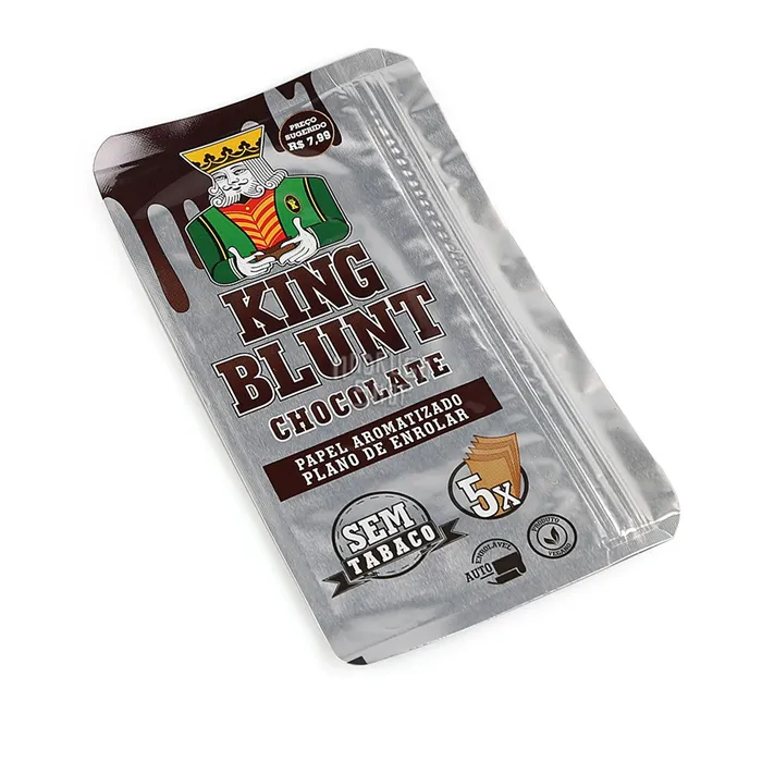 Photograph of product: King Blunt Flavored Chocolate Rolling Papers 5pk