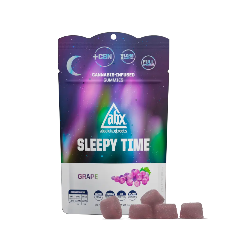 Photograph of Product: ABX - SLEEPYTIME GUMMIES - 2:1 THC/CBN GRAPE
