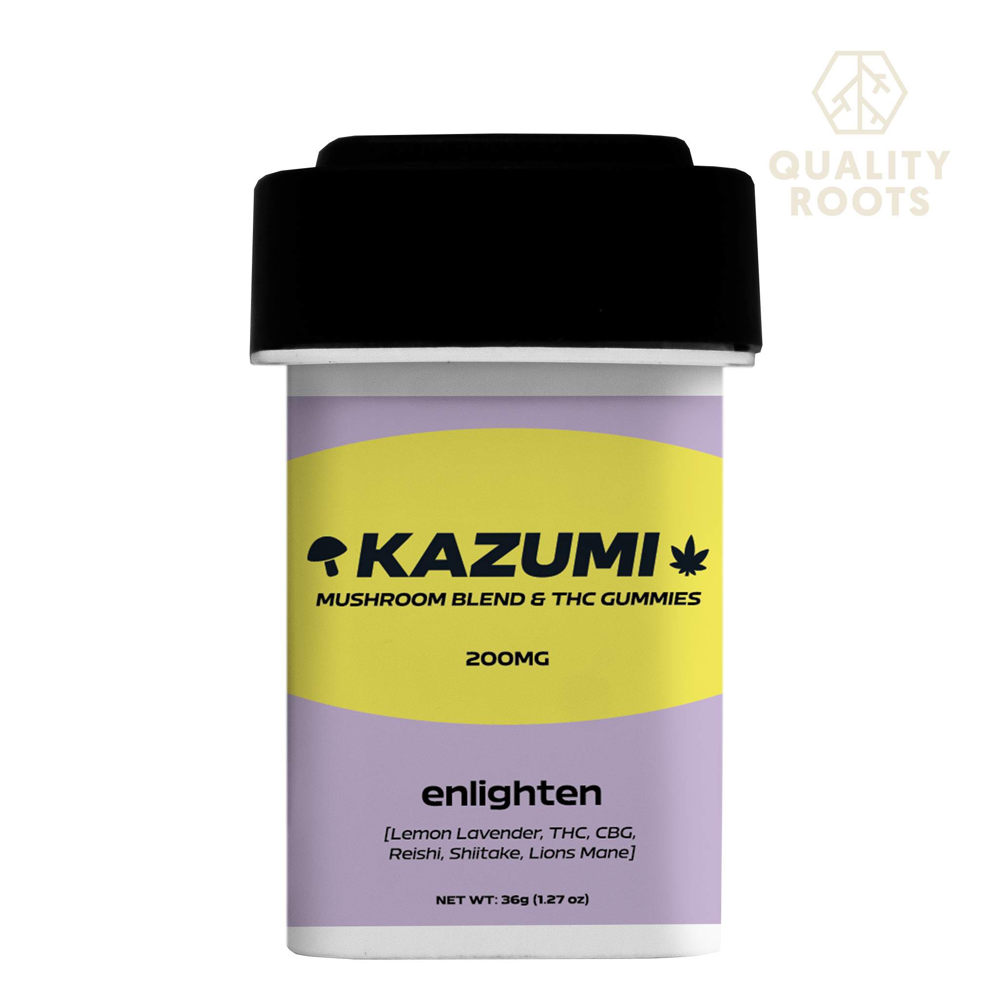 Photograph of Product: Kazumi - Enlighten Functional Mushroom Gummies 200mg