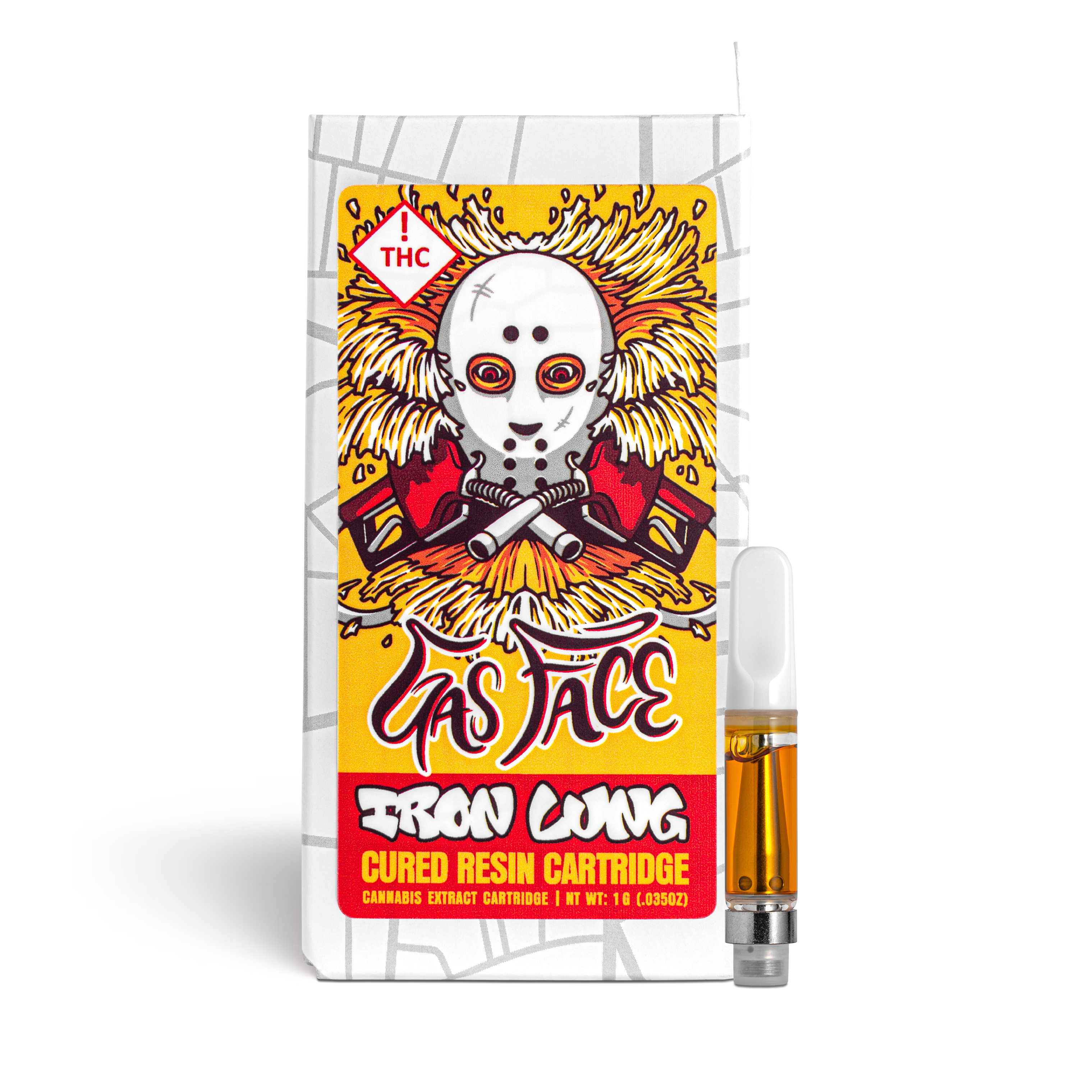 Photograph of product: Gas Face #4 Cured Resin Cart