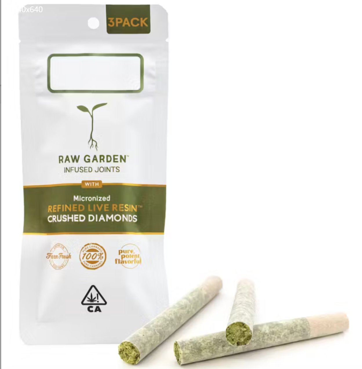 Photograph of product: LIMEBERRY CRUSHED DIAMONDS INFUSED 3PK